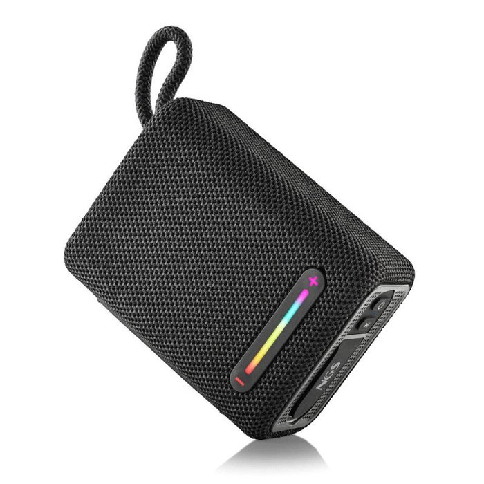 NGS Roller Furia 1 Altavoz Bluetooth con luces RGB, 15W, Negro NGS Roller Furia 1 Altavoz Bluetooth con luces RGB, 15W, Negro
